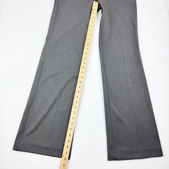Express Editor Women's Gray Low Rise Flare Leg Dress Pants Size 2R - Picture 10 of 16
